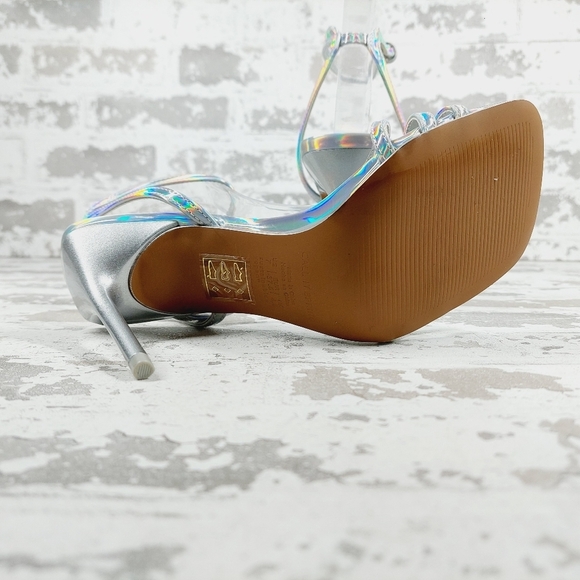 New Call it Spring Silver Angelic Heeled Sandal C60 - Picture 8 of 12